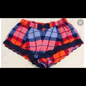 ISO!! Plaid Aerie boxer pajama shorts size small